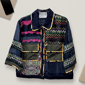 2025新款女裝 SA 氣質寬鬆重工拼接短袖襯衫